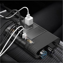 차량용 멀티 인버터 200W 220V 12V / 24V 겸용 N1-3, 본품 N1-3, 고속충전기 시거잭 W3300, 1개