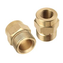 카샴푸 프리워시 폼랜스 1pcs m22 14mm x 14 황동 와셔 어댑터 폼 랜스 폼, 없음