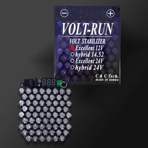 [엑설런트 12V] 볼트런 12V 전압안정기 하이브리드 (연료절감 출력향상 배터리복원 소음감소 매연감소), 12V용 엑설런트 12V