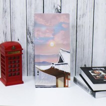 [바보사랑] 폼아크릴액자18CmX38Cm_일출일러스트, 타입선택:1.이미지