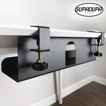 슈파이지업 무타공 멀티탭 선반 콘센트 거치대 전선 정리함 B1.슈파 이지업 플러스, 블랙, 1개