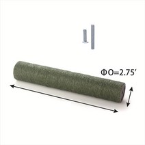 DIY 고양이 스크래칭 포스트 교체 나무 타워 가구 새끼 스크래치 폴 M8 나사 액세서리, [01] Height 12.5cm, Green sisal column