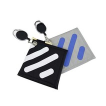 니어핀 방수되는 라인 골프공 수건 2개 1세트, 랜덤