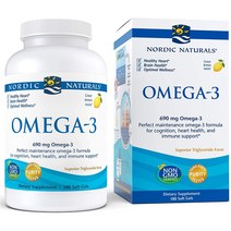 노르딕 내추럴스 얼티메이트 오메가 레몬 1280mg 180소프트겔