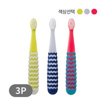 케이맘 마더케이 키즈영유아구강케어 2단계(24M~12Y)_치솔 치약, 키즈칫솔2단계_애플라임(3P), 1세트