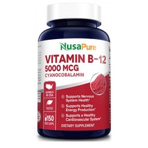 누사퓨어 비타민B12 5000mg 150정 NusaPure VitaminB12
