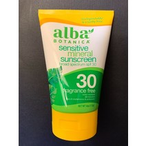 선크림 알바 보타니카 민감 미네랄 선크림 넓은 스펙트럼 SPF 30