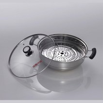 요리를 손쉽고 빠르게 3중바닥 스텐찜기 32 대게찜통 계란삶는기계 수육찜기 만능찜기 모던키친 킹크랩찜기, 상세페이지참조