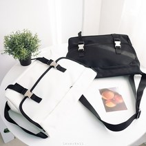 크롬 메신저백 학생 가방 남자 여성 크로스백