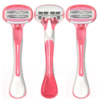 도루코 샤이스위티 6중날 여성면도기, 3개입, 6개