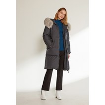 베스띠벨리 여성정장패딩 FW 73% 고퀄리티 이태리수입원단 폭스퍼 털트리밍 덕다운 롱 패딩 점퍼 매장가 898 000원 소장가치 최고에요
