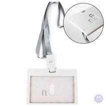 컬러명찰 가로 흰색 명찰 유치원명찰 관광 명찰 목걸이명찰