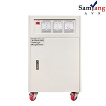 삼양AVR 자동전압조정기 10KVA 삼상 복권, 삼상 입력380V-출력380V 노이즈필터내장