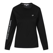 현대백화점 마스터바니에디션 여성 블록 로고 긴팔 티셔츠 421A3TR068 800349