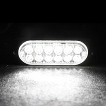 자동차 스트로브 경고등 고장 비상 점멸등 6/12LED 트럭 트레일러 사이드 램프 황색 신호등 12V, 한개옵션1, 05 12LED White