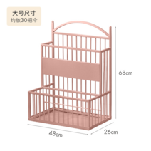 가정용 개업식 업소용 정리 꽂이함 정리함 보관함 메쉬 모던 우산통 모던우산꽂이, 로고가 없는 대형 로즈 골드
