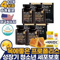 트레이더스 프로폴리스 캡슐 정 4통 항산화 목에좋은 영양제 면역력 폴리 포리 폴리스 알약 성장기 중학생 고등학생 유해 활성 산소 억제 제거 세포보호 플라보노이드 목이따가울때
