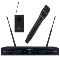 카날스 BK-820N 2채널 무선마이크시스템 (2CH 무선마이크 BK-87핸드+벨트팩)