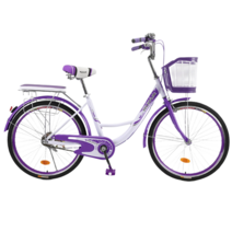 자전거 20인치 미니 폴딩 출퇴근용 접는 휴대용 초보 예쁜 24인치 소형 가벼운 26인치 여성, 24 미스터리 퍼플 (플래그십) + 24인치 + 단속