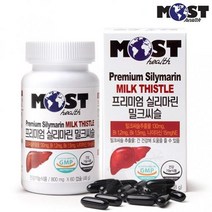 프리미엄 실리마린 밀크씨슬 60캡슐 간건강 지방간에좋은약 영양제 간편한 섭취