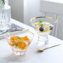 콜린스잔 콜린스 크리스탈잔 칵테일잔 1 pc 일본식 해머 패턴 사케 유리 컵 골드 림, 1 컵, 201-300ml