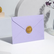 매니토 퍼플 보라 감성 편지지 세트, (퍼플) 골드 세트