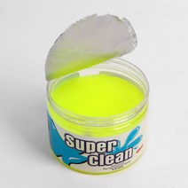 C2L 슈퍼클린 키보드청소 키보드젤리클리너 옐로우 키보드먼지 젤리크리너 컴퓨터먼지청소 키보드먼지청소 키보드클리너 자동차젤리클리너 자판청소