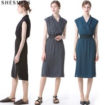 [백화점매장 정품출고] 쉬즈미스 원피스 그레이스 포인트 슬리브