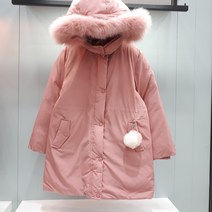 신대구이시아점 너무나 가볍고 포근한 핑크 야상 다운 점퍼r2143j065(초특가세일)