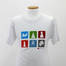 큐신라 경주 티셔츠 흰색 문화재 03 반팔