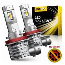 AUXITOH11 H16JP H10 H8 LED 안개등 Canbus 오류 없음 HB3 HB4 9005 9006 전구 자동차 DRL 주간 주행 램프 2000LM 6500K 3000K