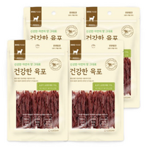 굿데이 건강한 육포 강아지 간식 100g, 40개, 소프트 소고기맛