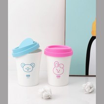아이방 책상 파우더룸 화장대 미니휴지통 클린 심플 청소용품 부엌쓰레기통, 1개, 망