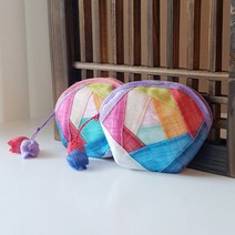 드리다샵 전통지갑 모시 자수 동전지갑 수공예 외국인선물