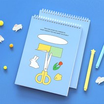 초등 두툼 도화지 종합장 35매 고급 연습장 스케치북 저학년 어린이 초등학생 학용품 준비물 그림 노트, IVORY, 색상:IVORY