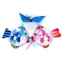 5인세트 입바람 물고기장난감 유아만들기키트 캠핑놀거리 방학, 1. 파란 물고기 합포장