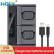 HQIX 적용 가능 Leica Q2 SL2 SLTYP 601 카메라 BP-SCL4 듀얼 충전기 배터리, [01] Dual Charger