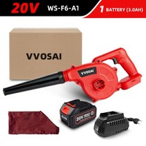 충전 송풍기 낙엽 청소 세차 엔진VVOSAIMT 시리즈 20V 무선 송풍기 컴퓨터 청소기 전기 공기 먼지 손 작동, 중국, WS-F6-A1
