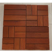 베란다타일 조립식 부식방지 방부목 발코니 원목 데크, 8 핀 30x30 단일 조각 가격, 1개