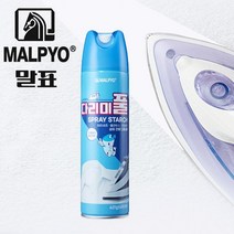 말표산업 말표108 뿌리는 다리미풀 스프레이 480ml 다림풀 다림용품, 1