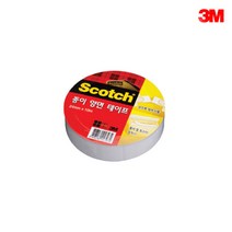 3M 스카치 종이양면테이프 3인치 24mm, (2410)24x10mm
