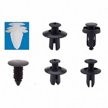 차량용 플라스틱 범퍼 휀다 패스너 클립 100개 세트 자동차 정비 diy 나사, 패스너클립 100개 세트