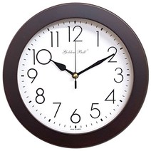 위dhns_GB1332 무소음 벽시계 240mm 브라운 제조한국 메탈 인테리어 무벽 오피스 거실 예쁜 장식 개업 서재 원형시게 디자인 집들이선물♥dhn, ♥happynesss, ♥Happy time♥