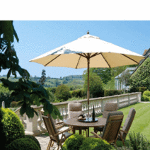 고급 펜션 테라스 전원주택 4인용 파라솔 2700mm, 그린