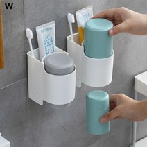 2인 양치컵세트, 블루, 블루