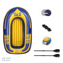 고무보트 세트 1인 2인 3인 4인용 낚시보트 민물낚시, 1인용