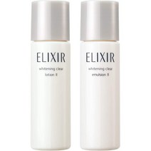 일본직발송 6. 에릭 씰 (ELIXIR) 에릭 씰 화이트 트라이얼 세트 T 2 화장수 릴렉스감이 있는 아쿠아 플로, One Size, One Color