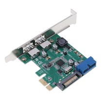 QDY CD가있는 19/20 핀 USB 3.0 익스텐더 라이저 카드 어댑터에 Express PCI-E, 1개