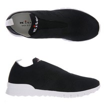 키톤 [키톤] 22FW USSBANW N0086703 NERO 로고 텅 스니커즈