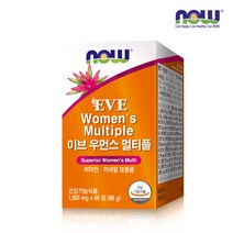 [한국공식총판] 나우푸드 이브 우먼스 멀티비타민 60정 (2개월분), 1600mg x 60정